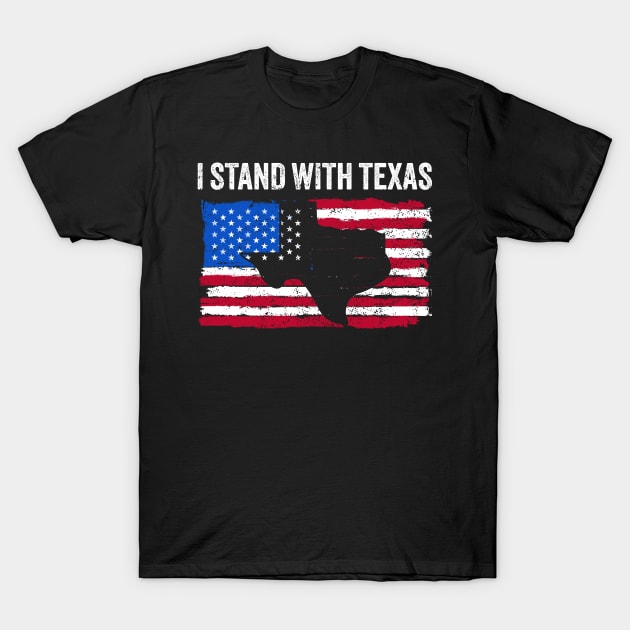 i-stand-with-texas T-Shirt by Icrtee